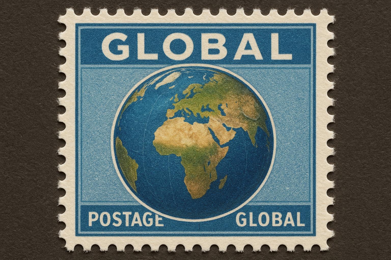 Global Postage Stamp for International Mail Revealed